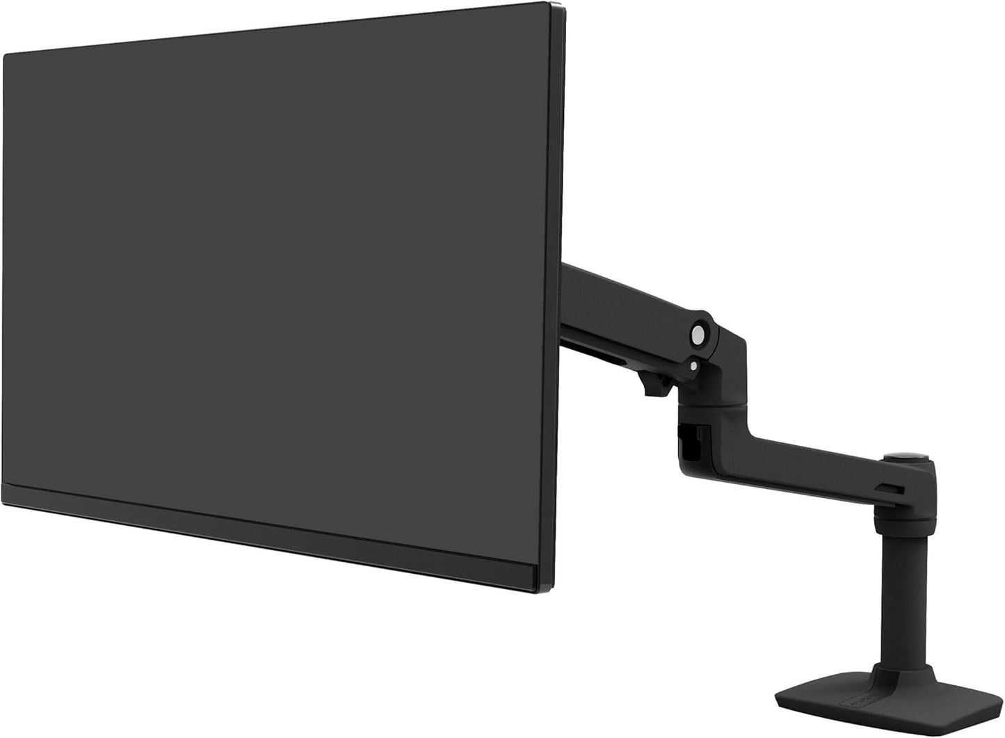 – LX Monitor Arm, Single Monitor Desk Mount – Fits Flat Curved Ultrawide Computer Monitors up to 34 Inches, 7 to 25 Lbs, VESA 75X75Mm or 100X100Mm – Matte Black