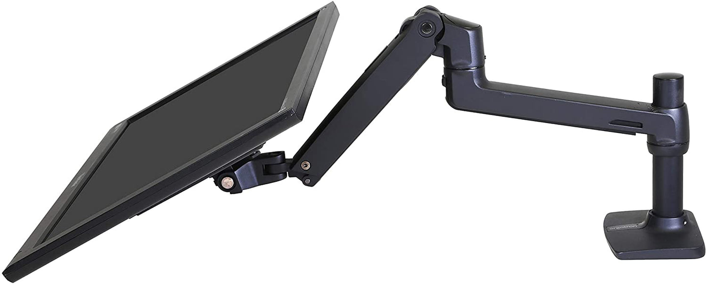 – LX Monitor Arm, Single Monitor Desk Mount – Fits Flat Curved Ultrawide Computer Monitors up to 34 Inches, 7 to 25 Lbs, VESA 75X75Mm or 100X100Mm – Matte Black
