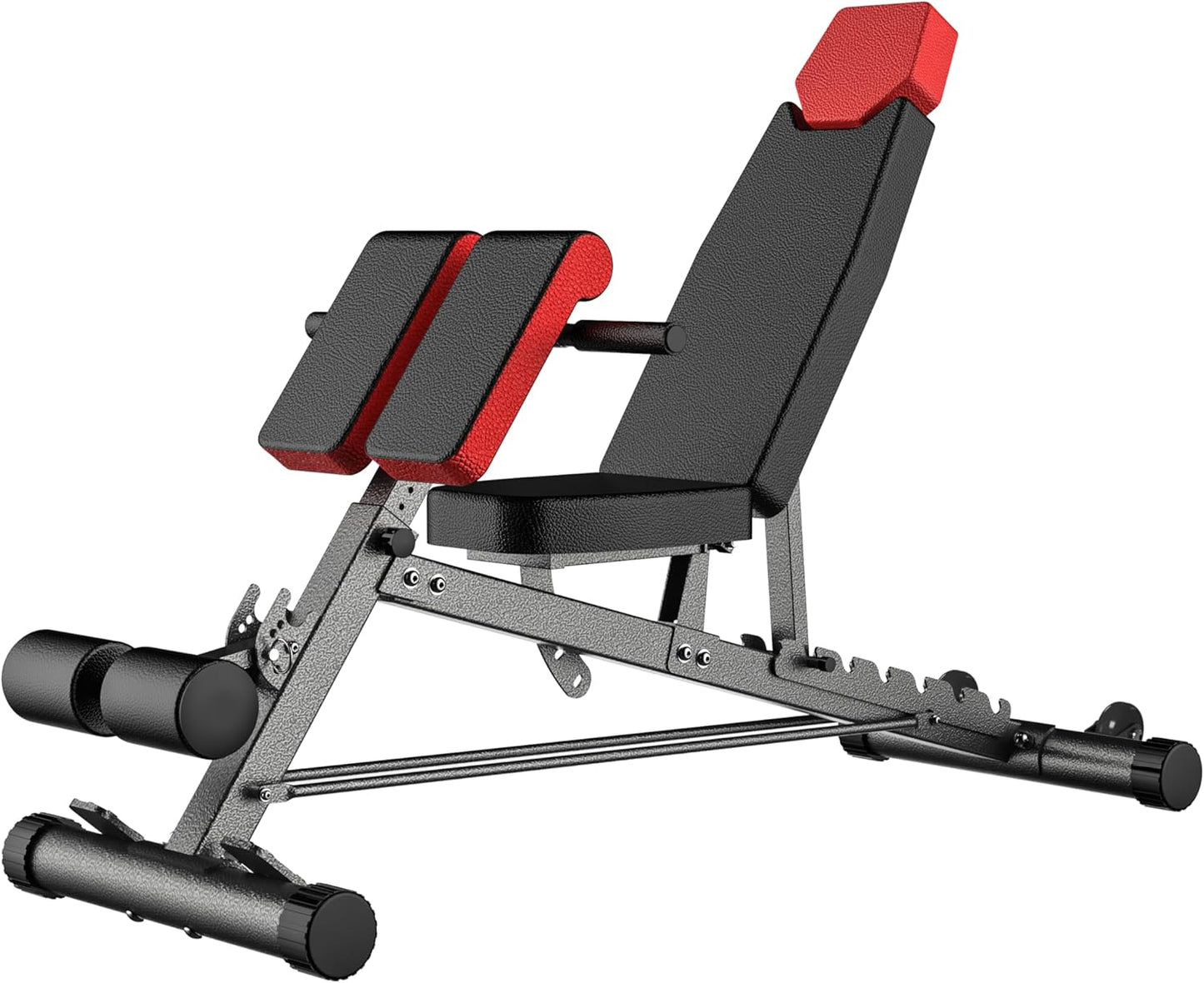 Multi-Functional FID Weight Bench for Full All-In-One Body Workout โ Hyper Back Extension, Roman Chair, Adjustable Ab Sit up Bench, Incline Decline Bench, Flat Bench