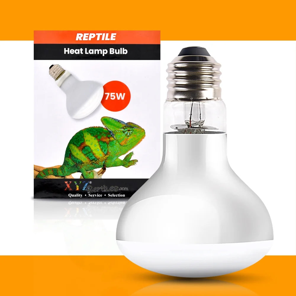 Reptile Heat Lamp Bulb 75 Watt