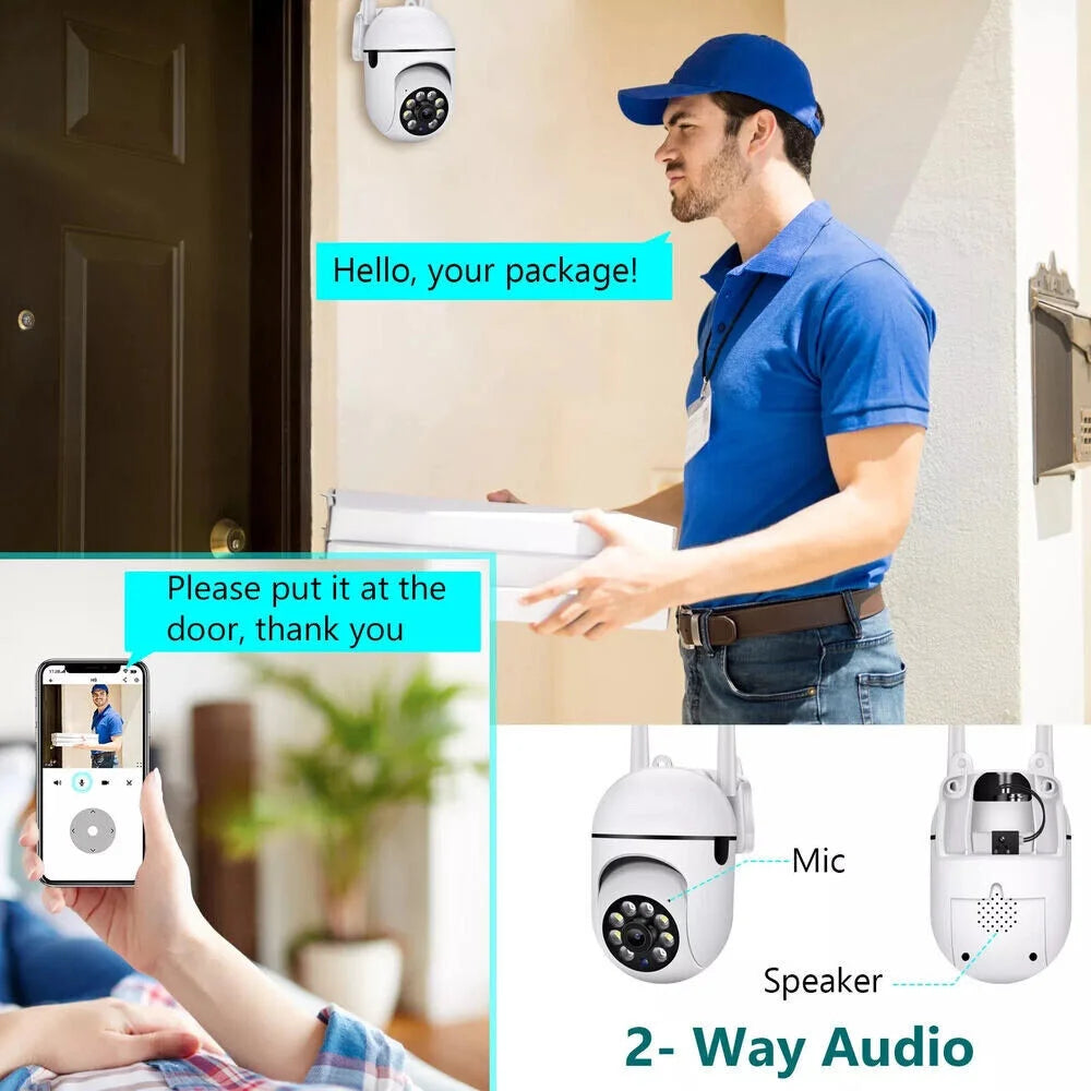 Wireless Home Security Camera 5G ,1080P Security Cameras Indoor with Motion Detection Wifi Night Vision Surveillance Camera ,2-Way Audio Camera with 32G Memory Card