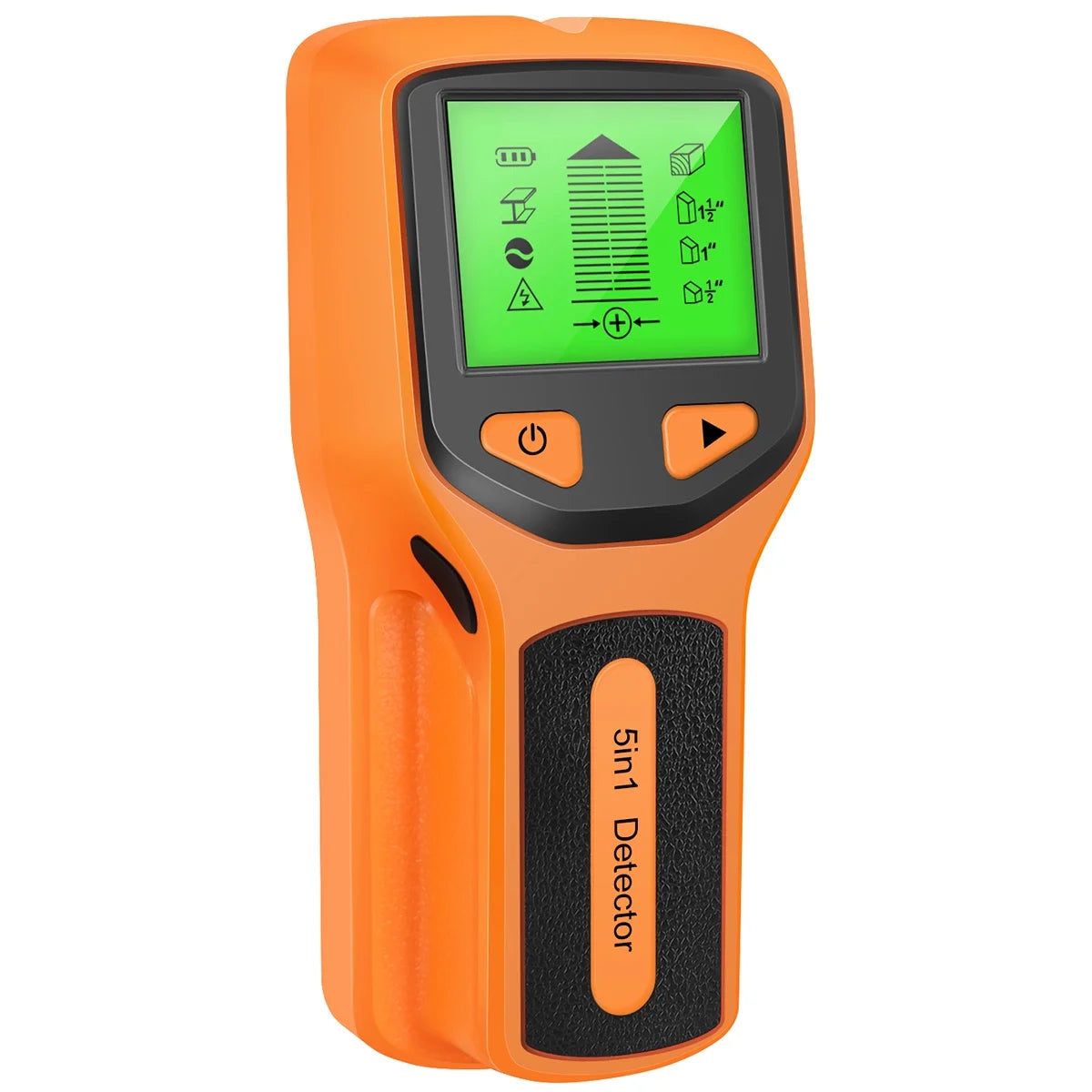 5 in 1 Electric Multifunctional Wall Scanner with Digital LCD Display & Sound Warning for Wood, Metal, Studs, Live AC Wires Magnetic Stud Sensor