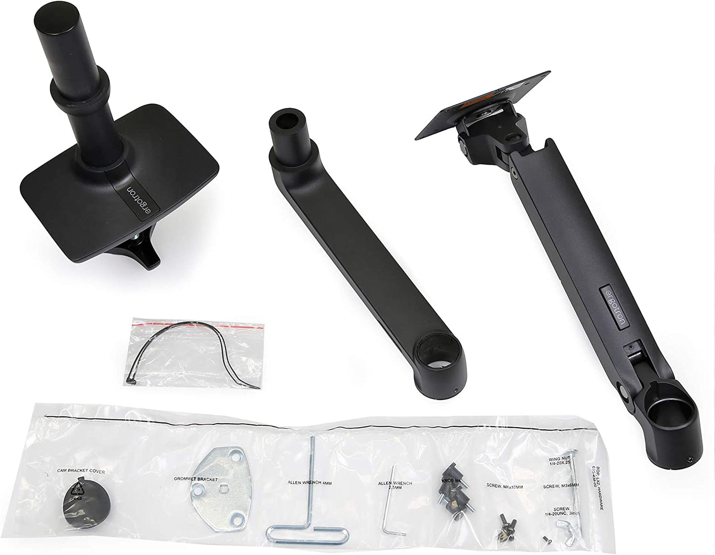 – LX Monitor Arm, Single Monitor Desk Mount – Fits Flat Curved Ultrawide Computer Monitors up to 34 Inches, 7 to 25 Lbs, VESA 75X75Mm or 100X100Mm – Matte Black