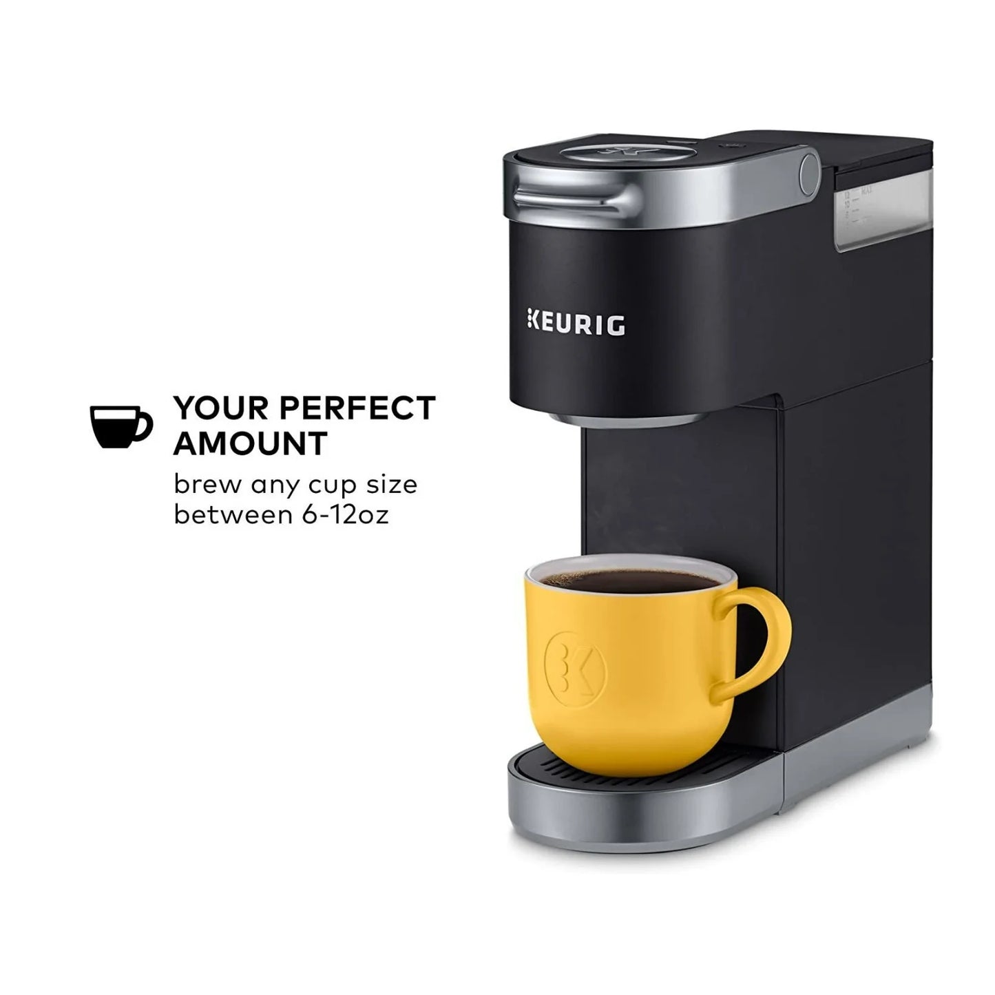 K-Mini plus Single Serve Coffee Maker with K-Cup Pod (Black)