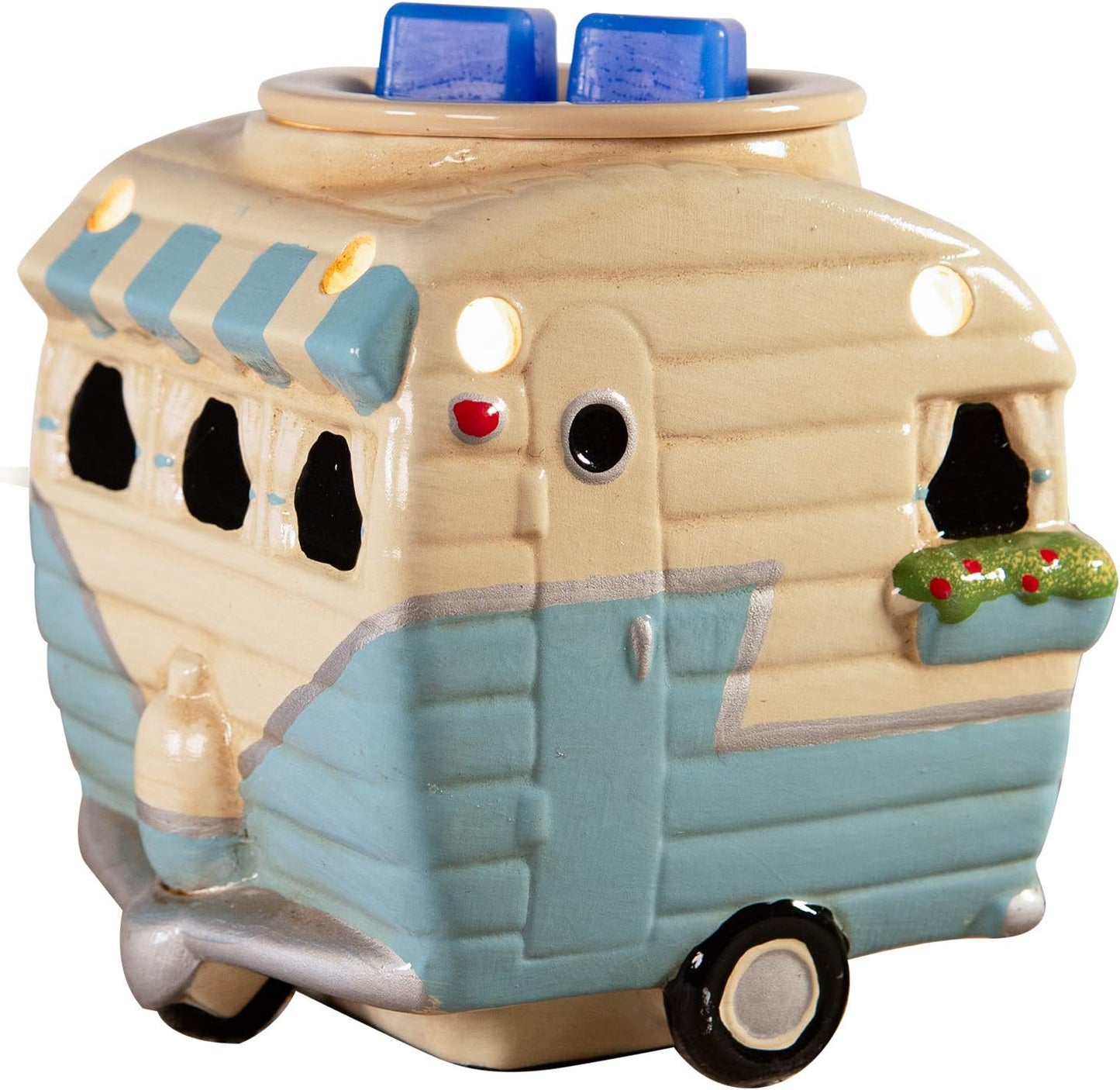 🕯️ ScentSationals Retro Camper Wax Warmer – Vintage Electric Wax Burner with Soft Glow