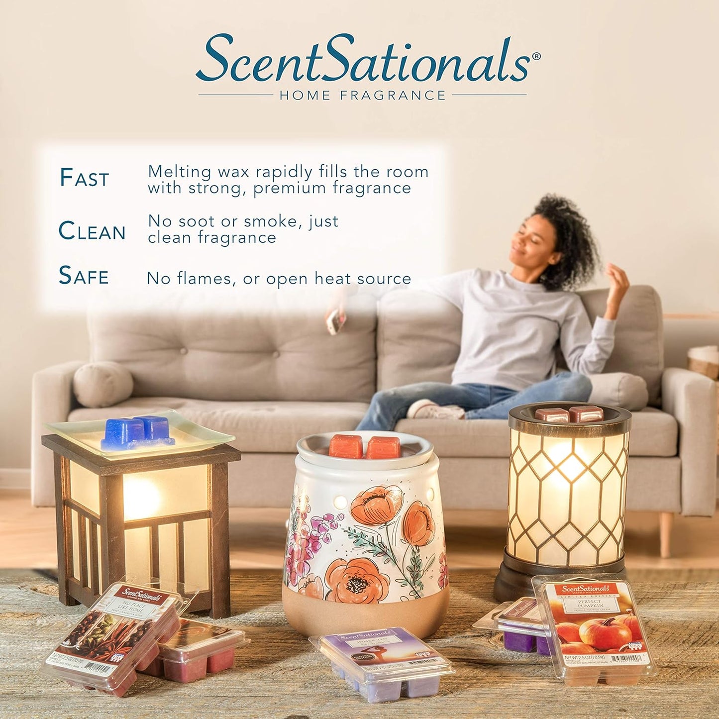 🕯️ ScentSationals Retro Camper Wax Warmer – Vintage Electric Wax Burner with Soft Glow