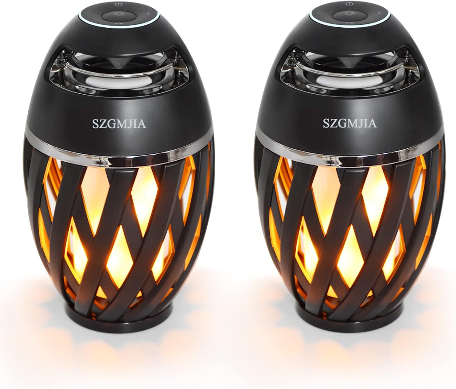 Led Flame Speakers, Flame Torch Atmosphere Speaker Bluetooth 4.2 Wireless Portable Outdoor HD Audio Waterproof Speaker