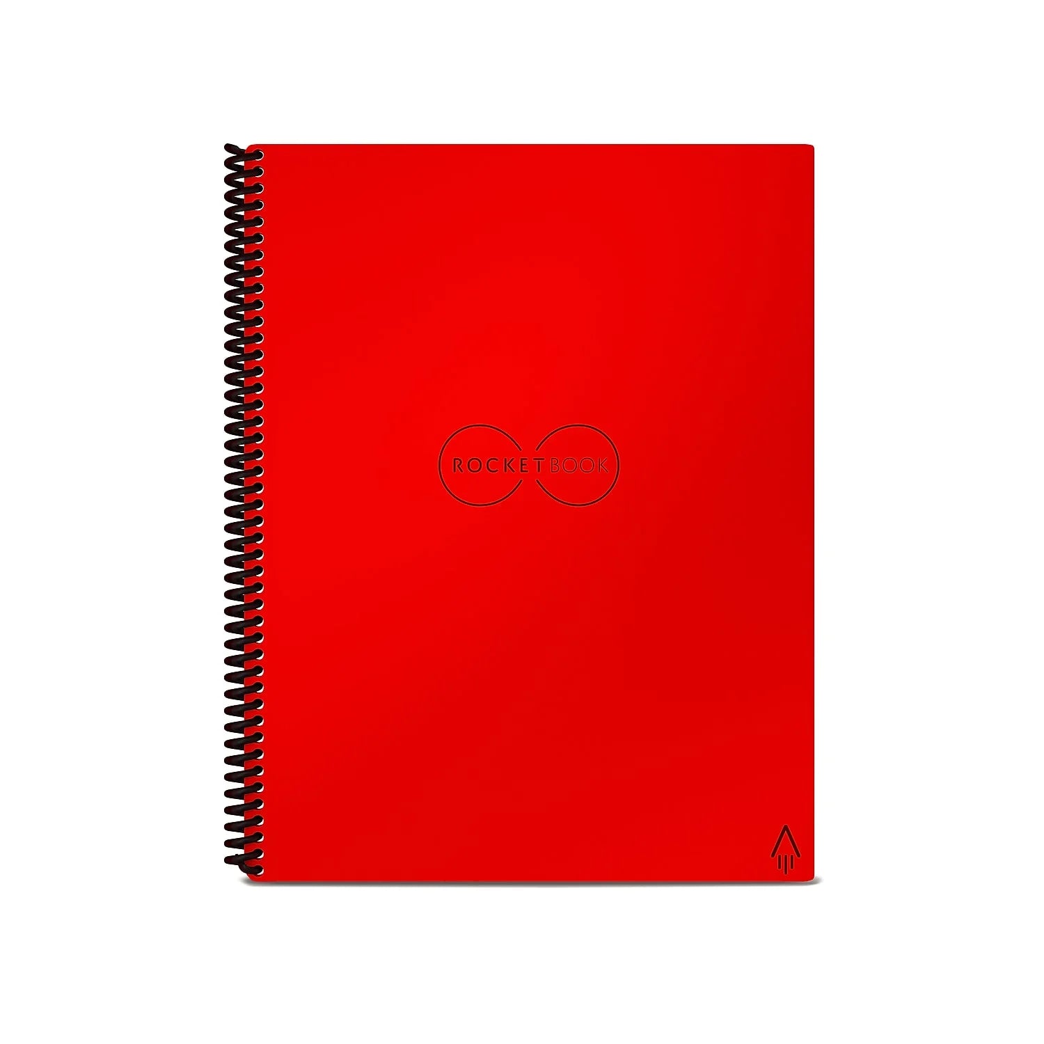 Core Smart Reusable and Sustainable Spiral Notebook - Red - Letter Size Eco-Friendly Notebook (8.5" X 11") - 32 Dot-Grid Pages - Includes 1 Pen and Microfiber Cloth