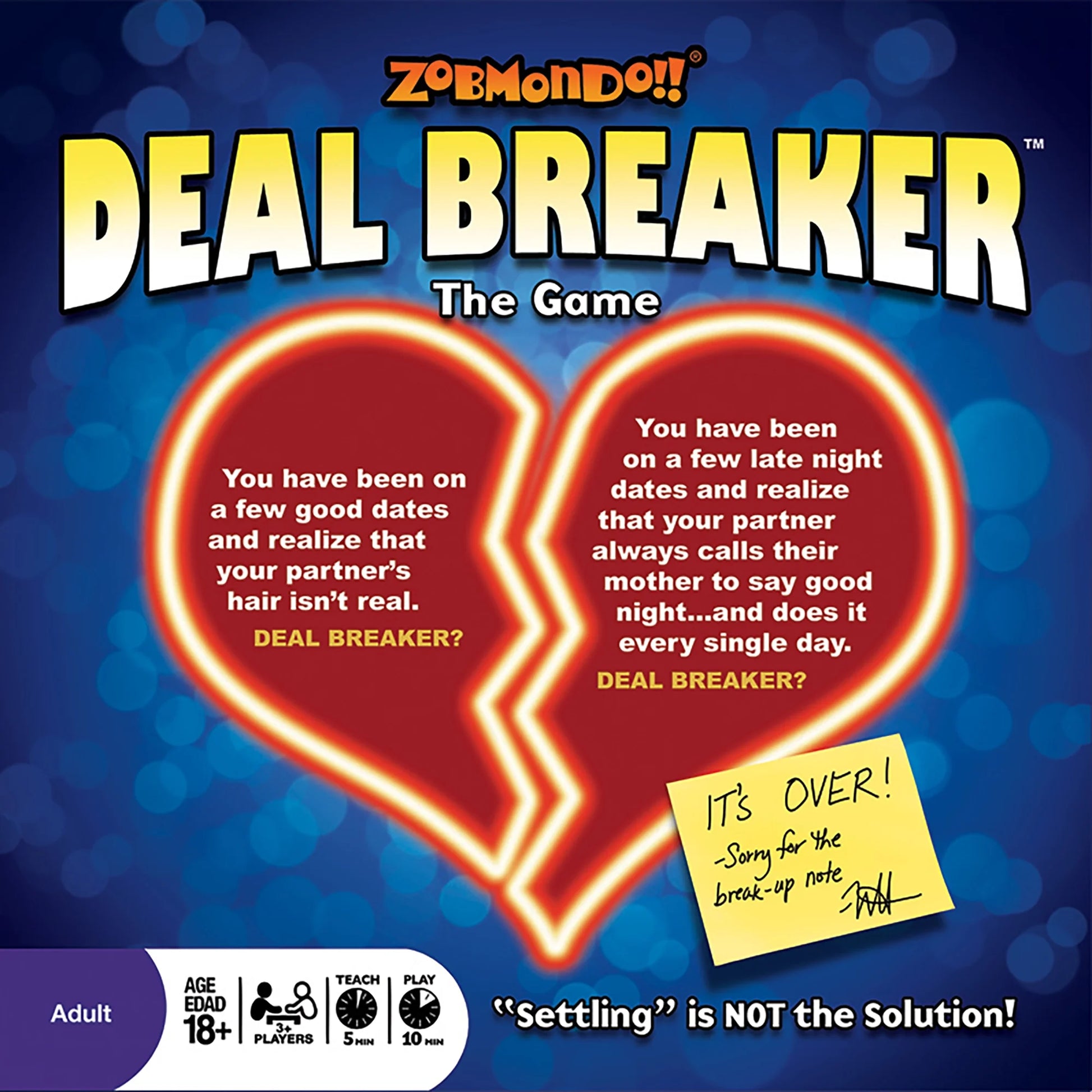 Deal Breaker Adult Card Game for Date Night or Parties, Ages 16+