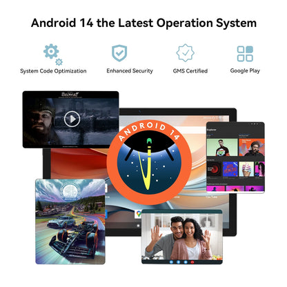Android 14 Tablet,10 Inch Android Tablet,128Gb+8Gb+1Tb Expand,5G Wifi,Octa-Core,Unisoc T606 Cpu,7000Mah,Bluetooth 5.0,GPS,13MP+8MP Dual Camera,Face Unclock,Hd Display,Touchscreen,Tablet with Keyboard