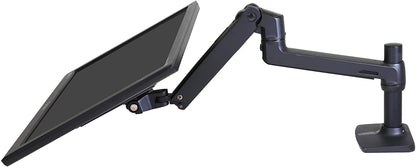 – LX Monitor Arm, Single Monitor Desk Mount – Fits Flat Curved Ultrawide Computer Monitors up to 34 Inches, 7 to 25 Lbs, VESA 75X75Mm or 100X100Mm – Matte Black