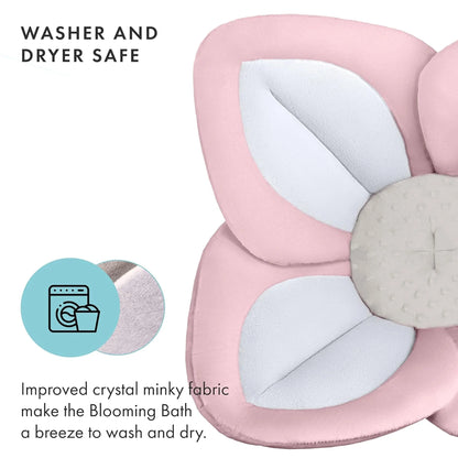 Baby Bath Seat, Baby Bathtub Pad for Newborn Infants to Toddler 0 to 6 Months and Up,Pink