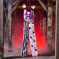 63In Halloween Animatronics, Hanging Halloween Clown Sound Sensor, Scary Halloween Decorations Outdoor, Haunted House Prop