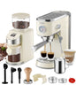 Espresso Machine 20 Bar with Grinder, Professional Espresso Maker with 35 Precise Grind Settings Burr Coffee Grinders Combos, Super-Automatic Espresso Machines, Gift for Coffee Lover