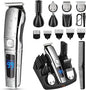 Beard Trimmer for Men, Waterproof Electric Hair Trimmer Beard Grooming Kit Mustache Nose Hair Trimmer Body Shaver, Cordless Hair Clippers Electric Razor for Men, Gifts for Him Father