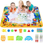 Water Doodle Mat, 40X32 Inches Water s for Toddlers 1-3, Water , Painting Mat Kids Educational Learning Toys 2 3 4 5 6 Year Old Girl Birthday Gifts