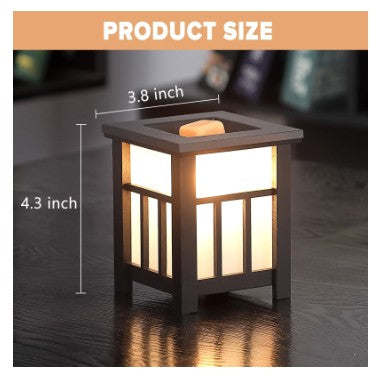 🕯️ UNTIMATY Wood Wax Melt Warmer – Elegant Aromatherapy Lamp with Candle-Style Glow