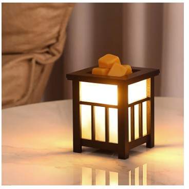 🕯️ UNTIMATY Wood Wax Melt Warmer – Elegant Aromatherapy Lamp with Candle-Style Glow
