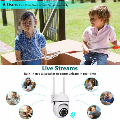 Wireless Home Security Camera 5G ,1080P Security Cameras Indoor with Motion Detection Wifi Night Vision Surveillance Camera ,2-Way Audio Camera with 32G Memory Card
