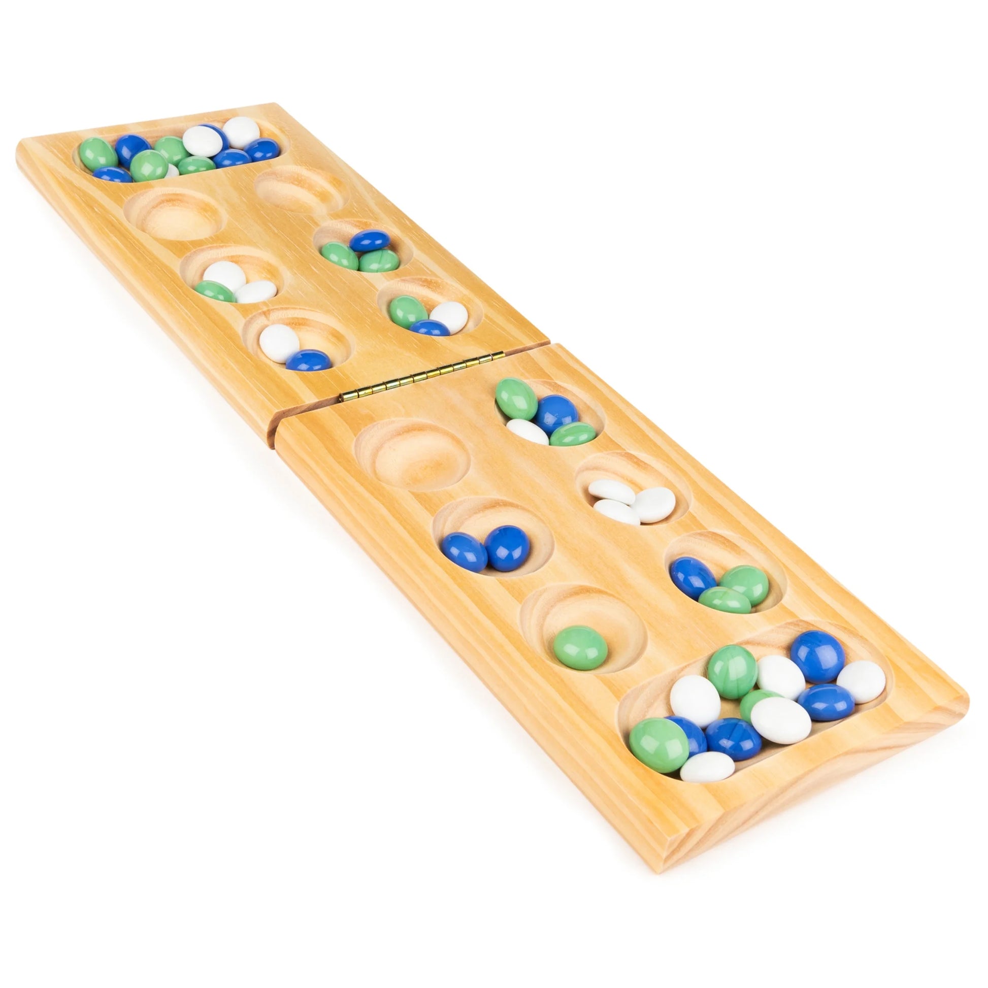 Spin Master Games, Mancala Strategy Board Game with Wood Board, for Ages 8+
